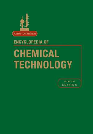 Encyclopedia of Chemical Technology 5e V14 de RE Kirk–Othmer