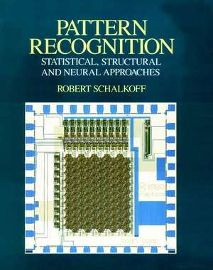 Pattern Recognition Statistical Structural And Neu Neural Approaches (WSE) de R Schalkoff