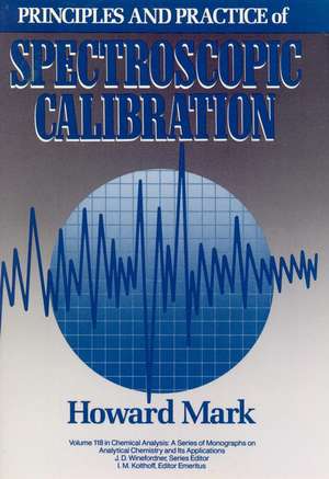 Spectroscopic Calibration C de Mark
