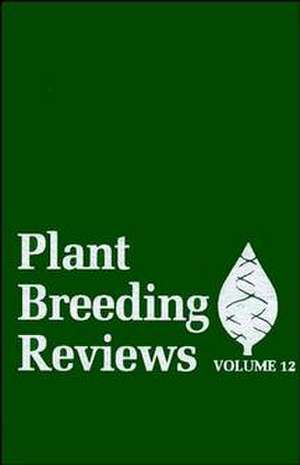 Plant Breeding Reviews V12 de J Janick