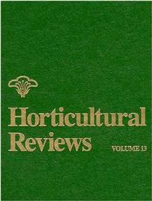 Horticultural Reviews V13 de J Janick