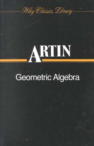 Geometric Algebra de E Artin