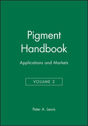 Pigment Handbook V 2 – Applications and Markets (1973 Edition) de TC Patton