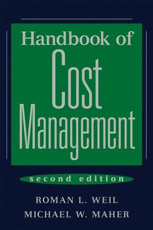 Handbook of Cost Management 2e de RL Weil