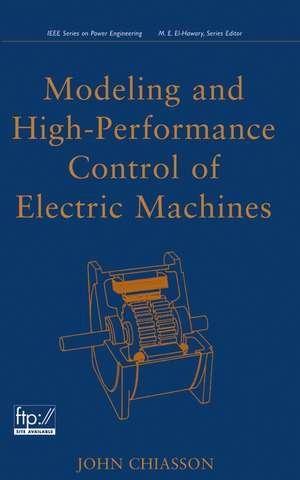 Electric Machines de Chiasson