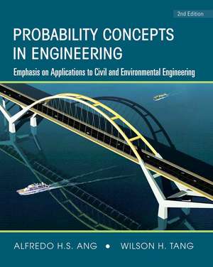 Probability Concepts in Engineering de Alfredo H-S. Ang