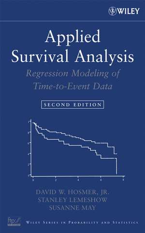 Applied Survival Analysis – Regression Modeling of Time to Event Data 2e de DW Hosmer