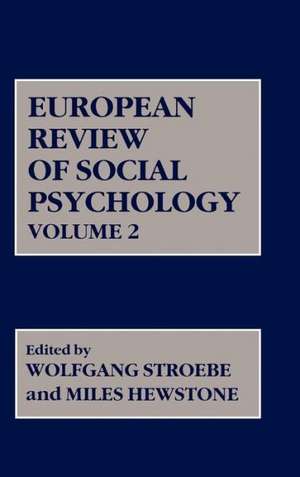 European Review of Social Psychology V 2 de W. Stroebe