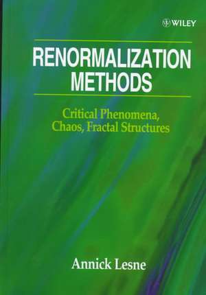 Renormalization Methods – Critical Phenomena, Chaos, Fractal Structures de A Lesne