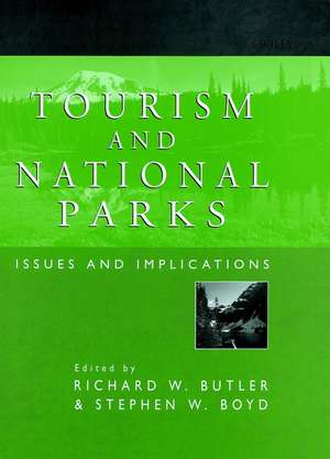 Tourism & National Parks – Issues & Implications de RW Butler