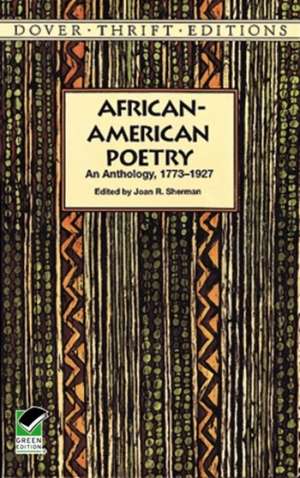 African-American Poetry: An Anthology, 1773-1927 de Dover Thrift Editions