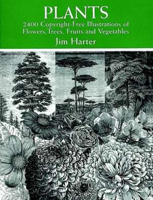 Plants: 2,400 Royalty-Free Illustrations of Flowers, Trees, Fruits and Vegetables de Harter Jim