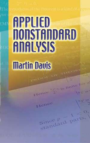 Applied Nonstandard Analysis de Martin Davis