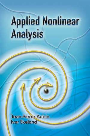 Applied Nonlinear Analysis de Jean-Pierre Aubin