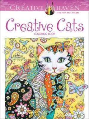 Creative Haven Creative Cats Coloring Book de Marjorie Sarnat