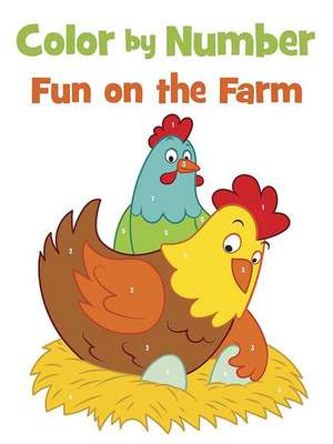 Color by Number Fun on the Farm de Dover Publications