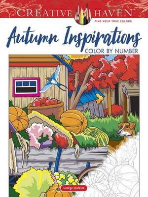 Creative Haven Autumn Inspirations Color by Number de George Toufexis