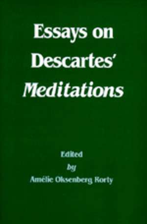 Essays Descartes de Rorty