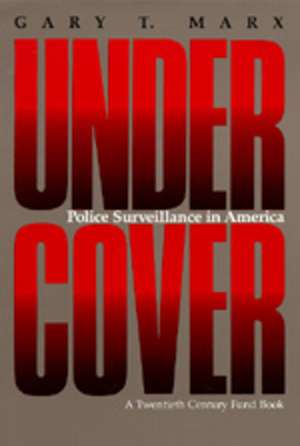 Undercover – Police Surveillance (Paper) de Marx