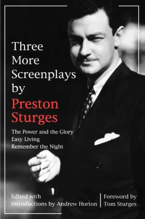 Three More Screenplays by Preston Sturges (Paper) de Preston Sturges