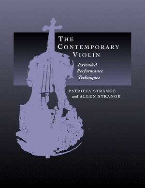 The Contemporary Violin de Allen Strange