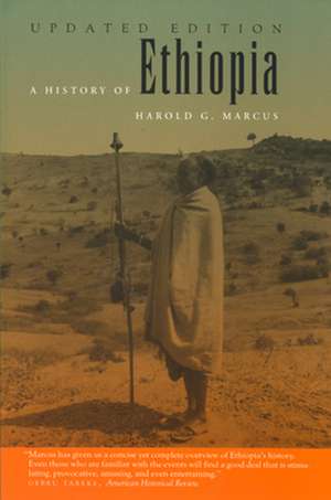 A History of Ethiopia de Harold G Marcus