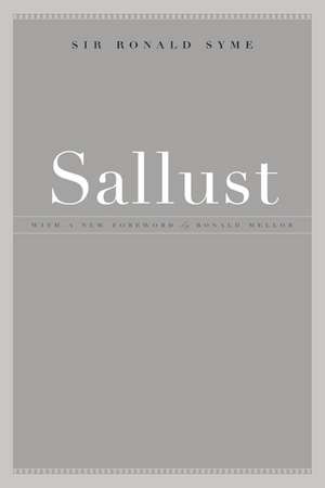 Sallust de Ronald Syme
