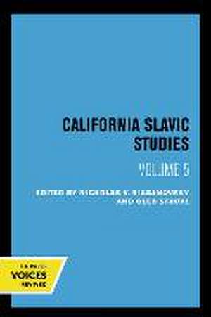 California Slavic Studies, Volume V de Nicholas V. Riasanovsky