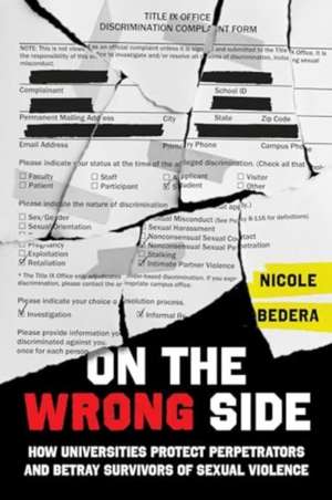 On the Wrong Side de Nicole Bedera