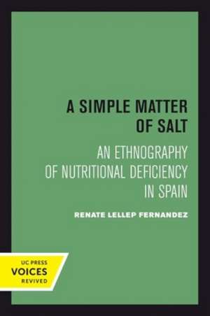 A Simple Matter of Salt de Renate Lellep Fernandez