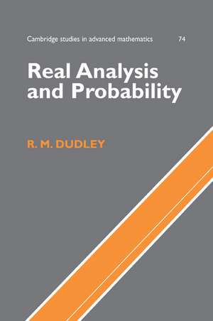 Real Analysis and Probability de Rm Dudley