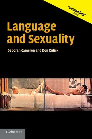 Language and Sexuality de Deborah Cameron