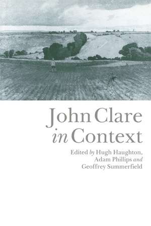 John Clare in Context de Hugh Haughton