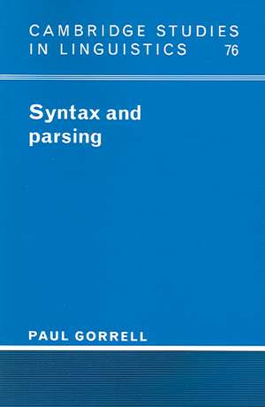 Syntax and Parsing de Paul Gorrell