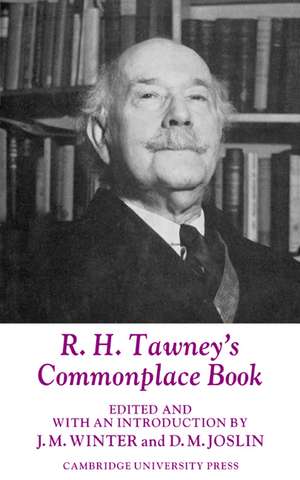 R. H. Tawney's Commonplace Book de J. M. Winter