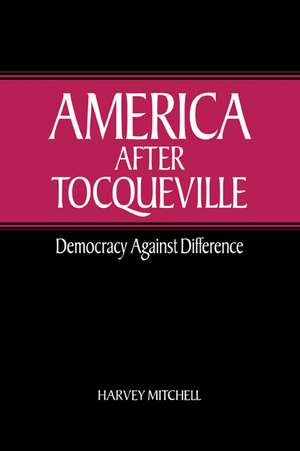 America after Tocqueville: Democracy against Difference de Harvey Mitchell