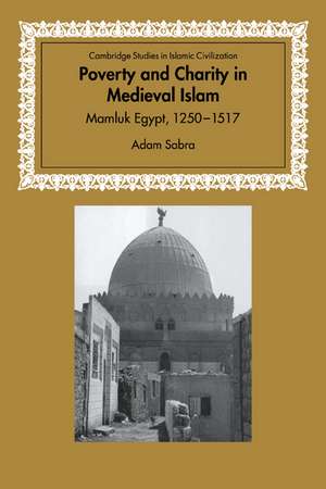 Poverty and Charity in Medieval Islam: Mamluk Egypt, 1250–1517 de Adam Sabra