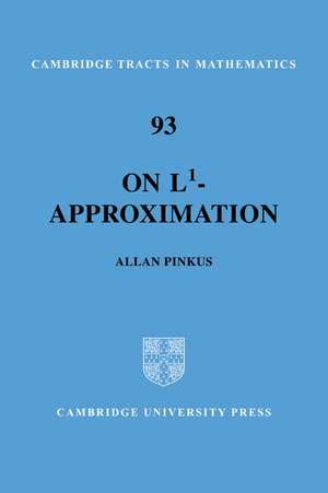 On L1-Approximation de Allan M. Pinkus