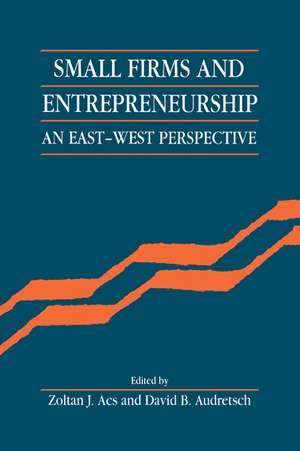 Small Firms and Entrepreneurship: An East-West Perspective de Zoltan J. Acs