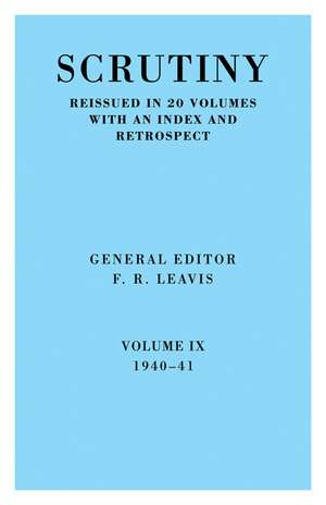 Scrutiny de F. R. Leavis
