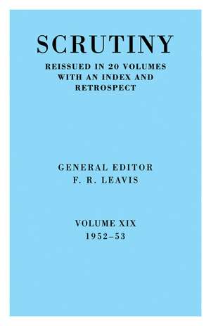 Scrutiny de F. R. Leavis