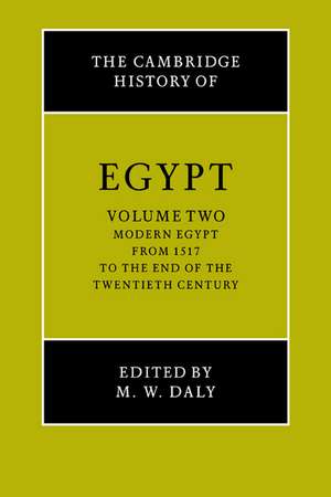 The Cambridge History of Egypt de M. W. Daly