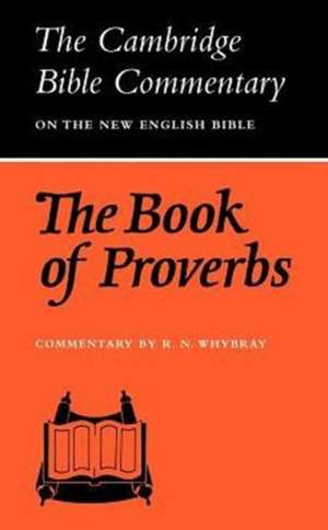 The Book of Proverbs de R. N. Whybray