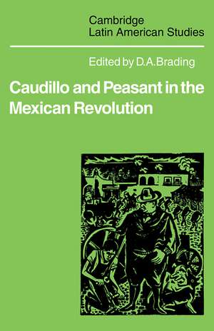 Caudillo and Peasant in the Mexican Revolution de D. A. Brading