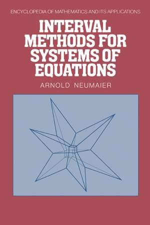 Interval Methods for Systems of Equations de A. Neumaier