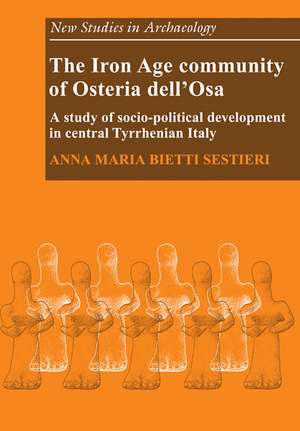 The Iron Age Community of Osteria dell'Osa: A Study of Socio-political Development in Central Tyrrhenian Italy de Anna Maria Bietti Sestieri