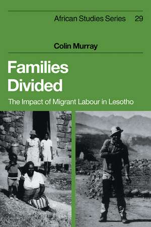 Families Divided: The Impact of Migrant Labour in Lesotho de Colin Murray