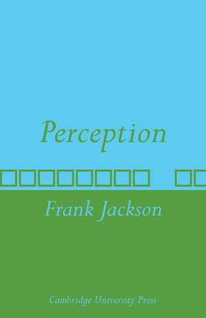 Perception: A representative theory de Frank Jackson