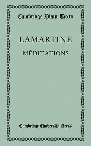 Meditations de A. De Lamartine