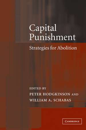 Capital Punishment: Strategies for Abolition de Peter Hodgkinson